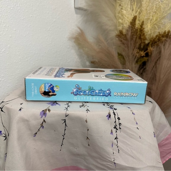 Pool Candy Holographic Inflatable Jumbo Beach Ball Color Changing 13.75" NIB NWT - Picture 2 of 8